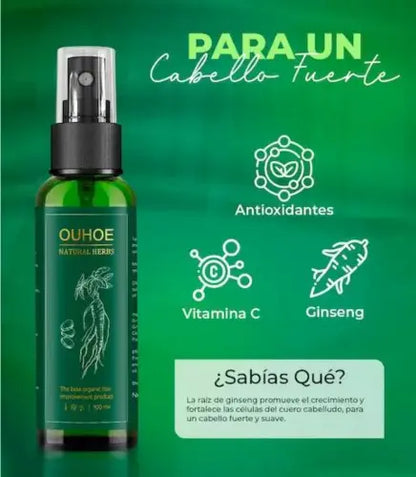 OUHOE® Elixir de crecimiento capilar 4 veces más rápido